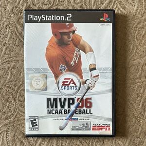 Sony PlayStation 2 MVP 06 NCAA Baseball - Red and White